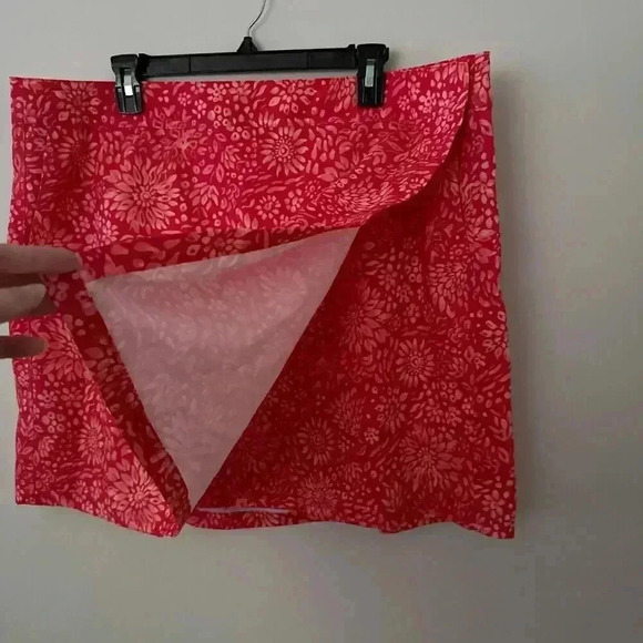 RipSkirt Hawaiian Red Floral Skirt Adjustable Wrap Beach Athletic Tropical XXL - Picture 3 of 7